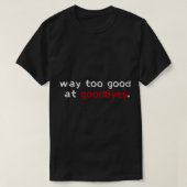 Sam Smith - Te goed voor Goodbyes Classic T-Shirt (Design voorkant)