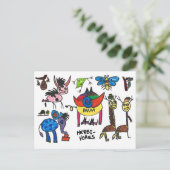 Sam the Hedgehog - Johnny's Postcard #5 Briefkaart (Staand voorkant)