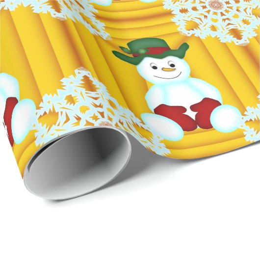Sam the Snowman Cadeaupapier (Rol Hoek)