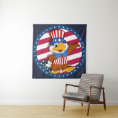 Sam USA Wandkleed (In situ)