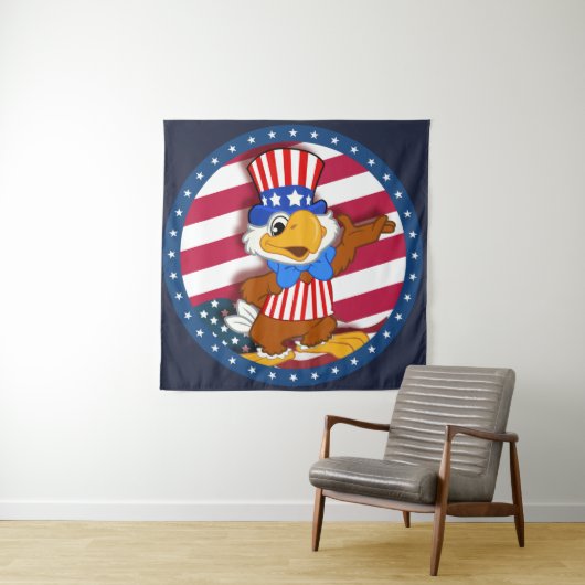 Sam USA Wandkleed (In situ)