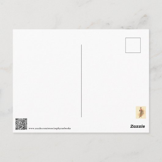 Sam Weller van Kyd van Dickens The Pickwick Papers Briefkaart (Achterkant)