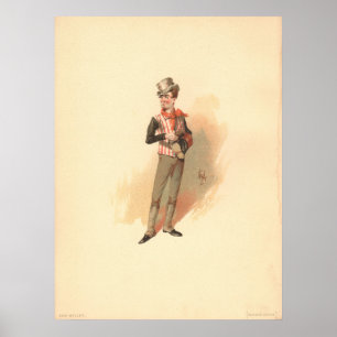 Sam Weller van Kyd van Dickens The Pickwick Papers Poster