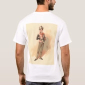 Sam Weller van Kyd van Dickens The Pickwick Papers T-shirt (Achterkant)