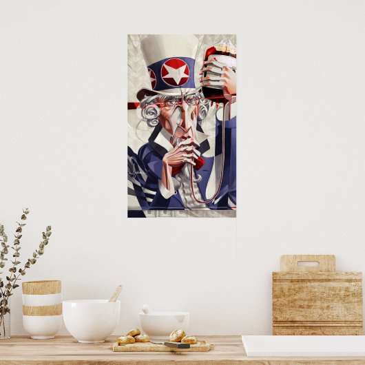 Sam zuigen poster (Keuken)