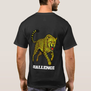 SAMA Fierce Cheetah Achterkant Print T-Shirt Aange