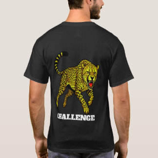 SAMA Fierce Cheetah Achterkant Print T-Shirt Aange