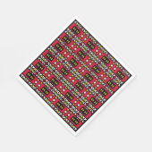 Samakaka (Afrikaanse, Angolese patroon) servetten (Hoek)