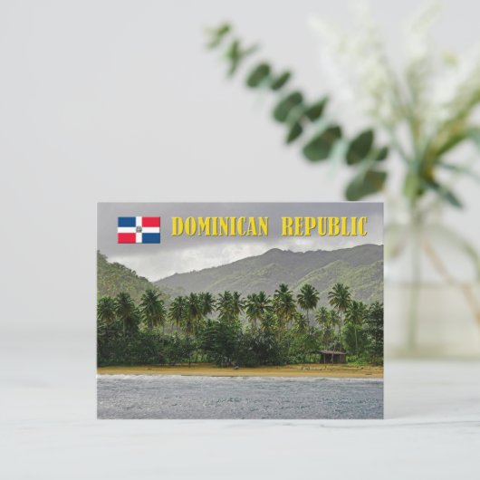 Samana Beach, Dominicaanse Republiek Briefkaart (Staand voorkant)