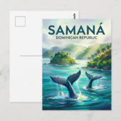Samaná Dominicaanse Republiek Briefkaart (Voorkant / Achterkant)