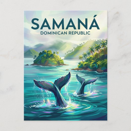 Samaná Dominicaanse Republiek Briefkaart (Voorkant)