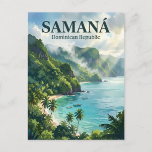 Samaná-schiereiland Dominicaanse Republiek Briefkaart