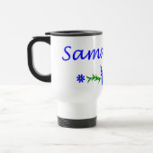 Samantha (blauwe vlinder) reisbeker (Links)