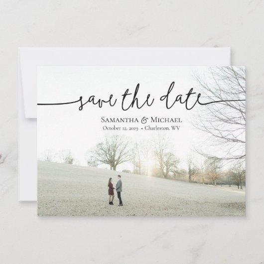 Samantha en Michael Final Invitation Kaart (Voorkant)