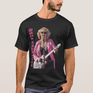 Samantha Fish in het roze T-shirt