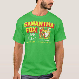SAMANTHA FOX POKER T-SHIRT