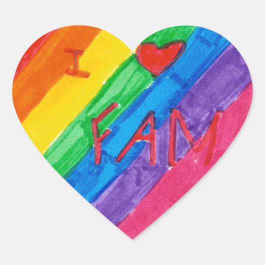 Samantha: Hart Sticker (Voorkant)