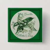 Samantha Lily 1 Vierkante Button 5,1 Cm (Voorkant)