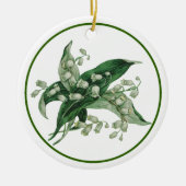 Samantha Lily 2 Keramisch Ornament (Voorkant)