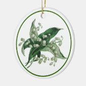 Samantha Lily 2 Keramisch Ornament (Links)