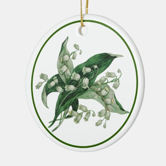 Samantha Lily 2 Keramisch Ornament (Links)