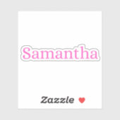 Samantha Sticker (Vel)
