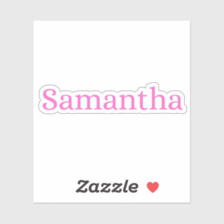 Samantha Sticker