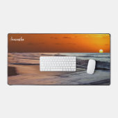 Samantha's Strand Zonsondergang Bureaumat (Keyboard & Muis)
