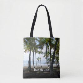 Sámara Beach All Over Print Canvas tas