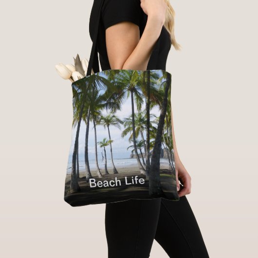 Sámara Beach All Over Print Canvas tas (Dichtbij)