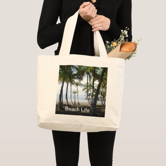 Sámara Beach Jumbo Tote Grote Tote Bag (Voorkant (product))