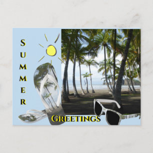 Sámara Beach Summer Greetings Cust. Briefkaart