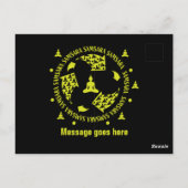 Samara Boeddhistische Nirvana Boeddhisme Briefkaart (Achterkant)