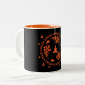 Samara Buddhist - Nirvana Buddhism Tweekleurige Koffiemok (Voorkant links)