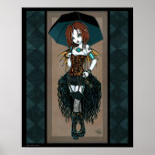 "Samara" Steampunk Cyber Fairy Poster (Voorkant)