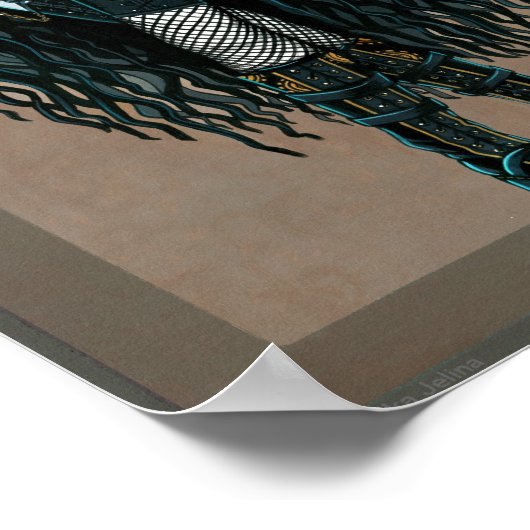 "Samara" Steampunk Cyber Fairy Poster (Hoek)