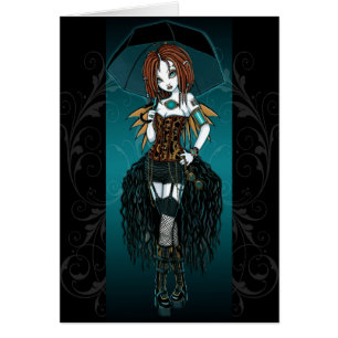 Samara Steampunk Cybergoth Fairy Card
