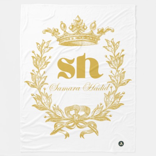 #SamaraHadidFleeceBlanket Fleece Deken (Voorkant)