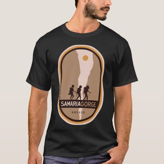 Samaria Gorge Griekenland T-shirt (Voorkant)