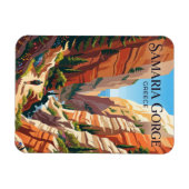 Samariakloof Griekenland Magneet (Horizontaal)