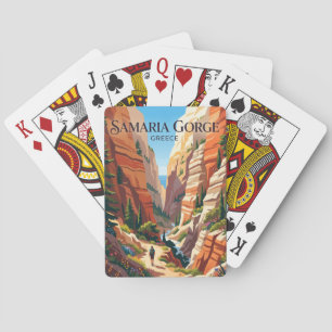 Samariakloof Griekenland Pokerkaarten