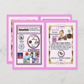 Samarinda Wizard - Samarium Element Briefkaart (Voorkant / Achterkant)