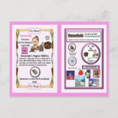 Samarinda Wizard - Samarium Element Briefkaart (Achterkant)