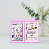 Samarinda Wizard - Samarium Element Briefkaart (Staand voorkant)