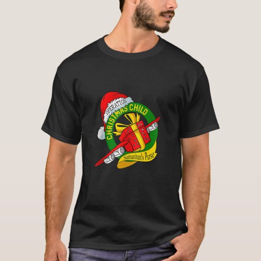 Samaritaanse portemonnee operatie Kerstmis kind gr T-shirt (Voorkant)