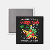 Samaritan's Purse Operation Christmas Child Grappi Magneet (Voorkant / Achterkant)