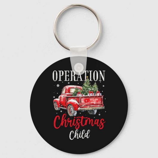 Samaritan's Purse Operation Christmas Child Grappi Sleutelhanger (Voorkant)