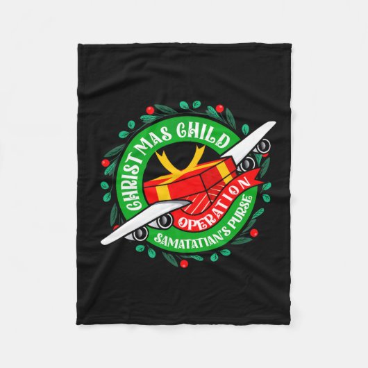 Samaritan's Purse Operation Christmas Child Meme C Fleece Deken (Voorkant)