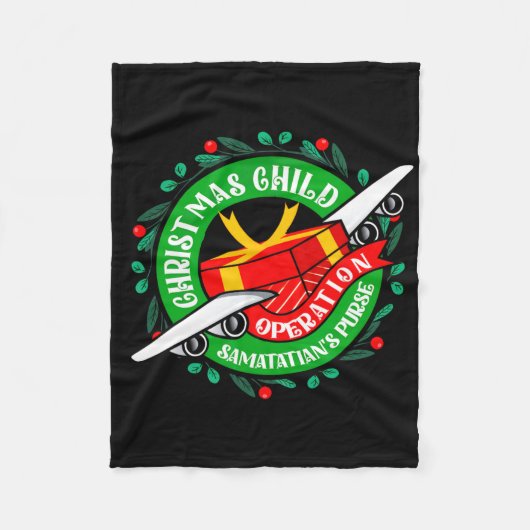 Samaritan's Purse Operation Christmas Child Meme C Fleece Deken (Voorkant)
