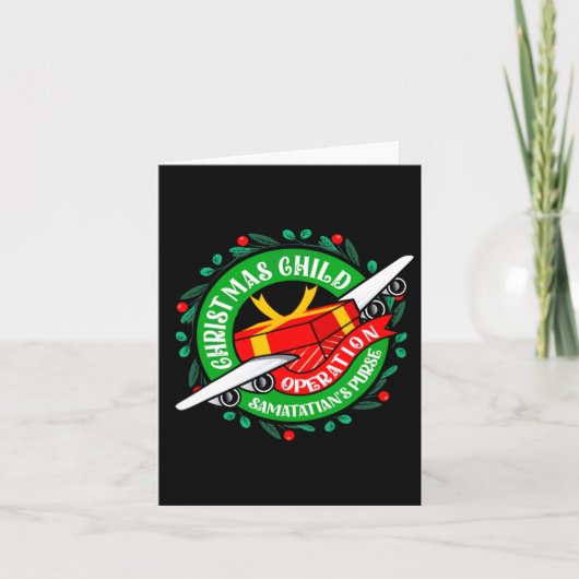 Samaritan's Purse Operation Christmas Child Meme C Kaart (Voorkant)